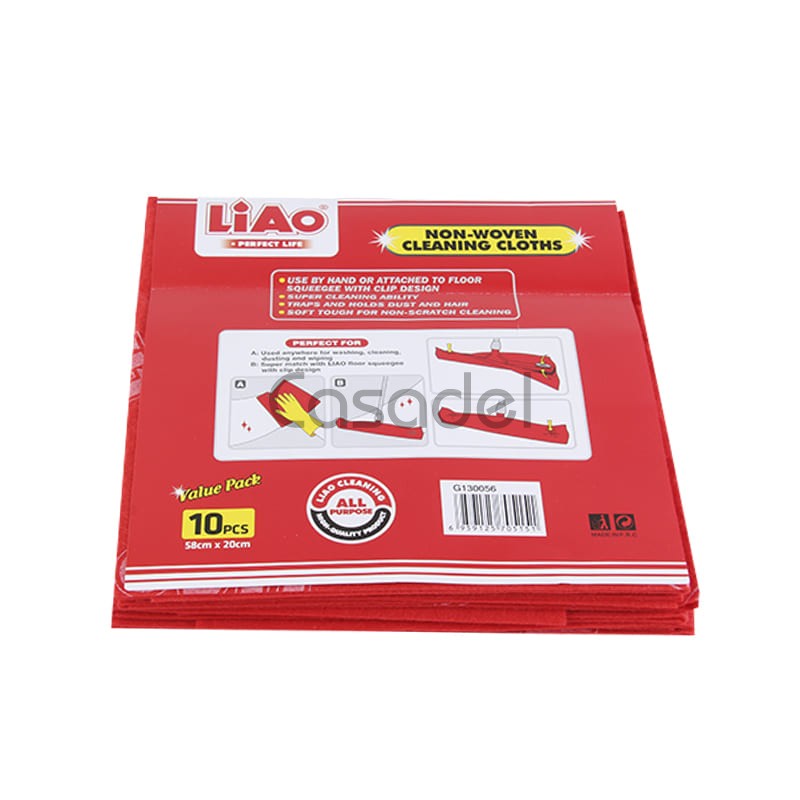 Բազմաֆունկցիոնալ մաքրող շոր «Liao» 58x20սմ / 10 հատ