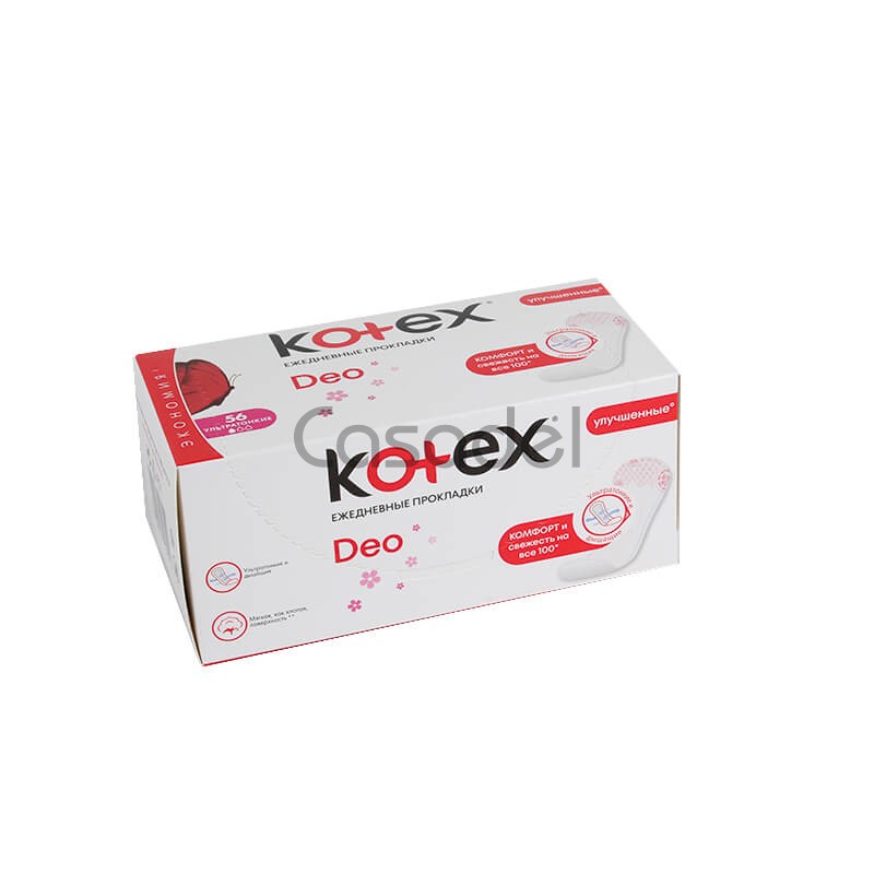 Միջադիրներ ամենօրյա «Kotex» Deo / 56 հատ