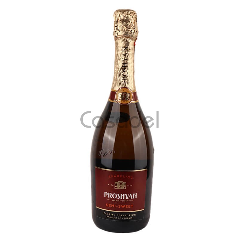 Փրփրուն գինի Proshyan Սպիտակ Կիսաքաղցր 0.75լ