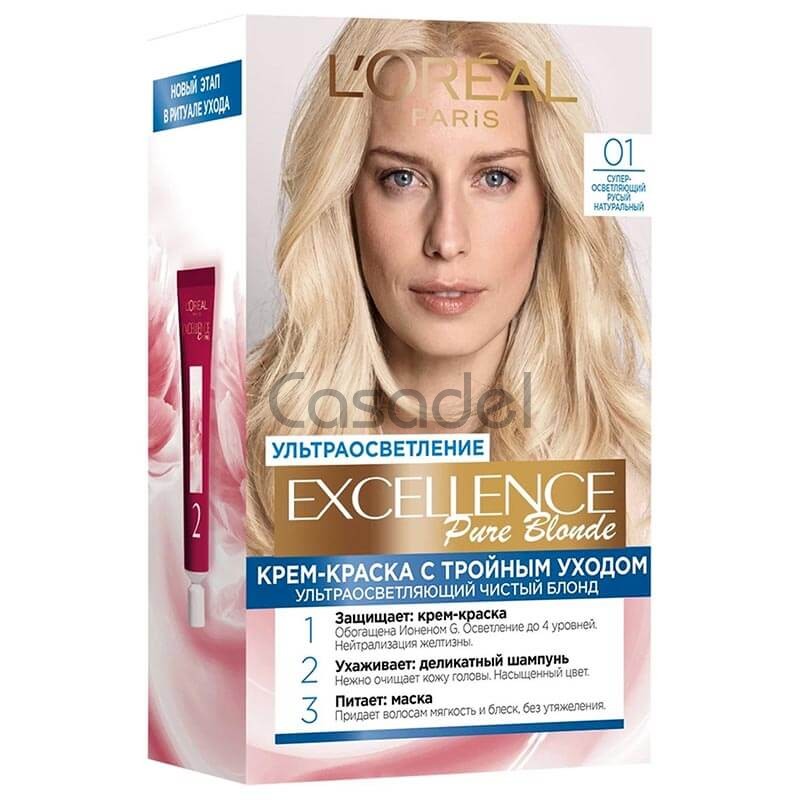 Մազի կրեմ-ներկ «L'Oreal Excellence Crème» №01