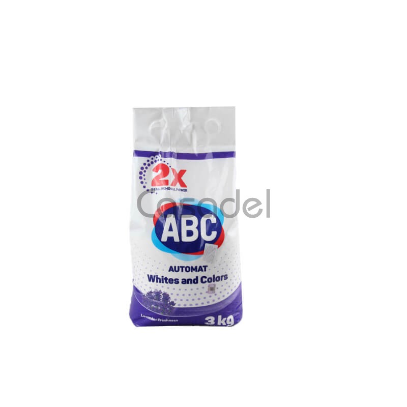 Լվացքի փոշի «ABC» սպիտակ և գունավոր հագուստի 3000գ