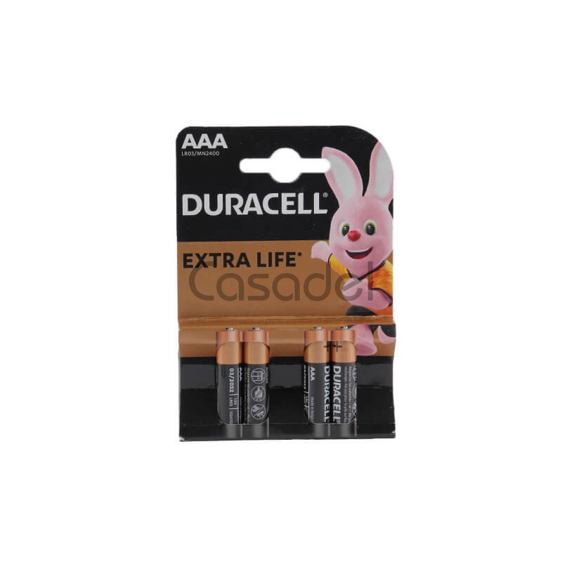 Ալկալային մարտկոցներ «Duracell» AAA / 15V /4 հատ