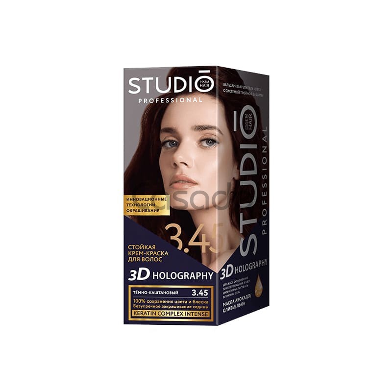 Մազի ներկ «Studio» №3.45