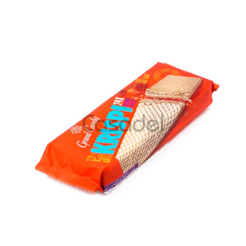 Վաֆլի Krispi Grand Candy 220գ կարամել