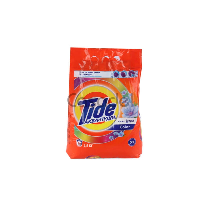 Լվացքի փոշի «Tide» Lenor/գունավոր  հագուստի 2500գ