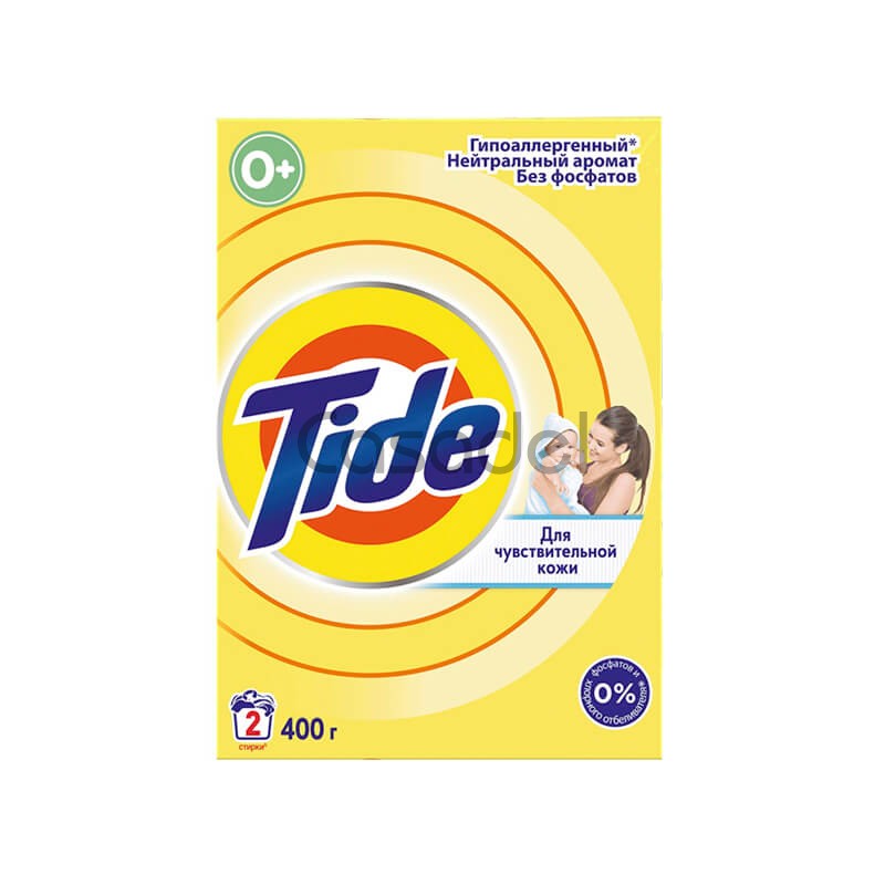 Լվացքի փոշի «Tide» sensitive 400գ