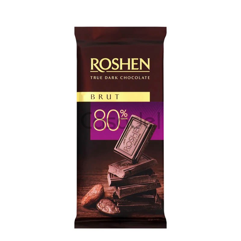 Շոկոլադե սալիկ Roshen 80% 85գ