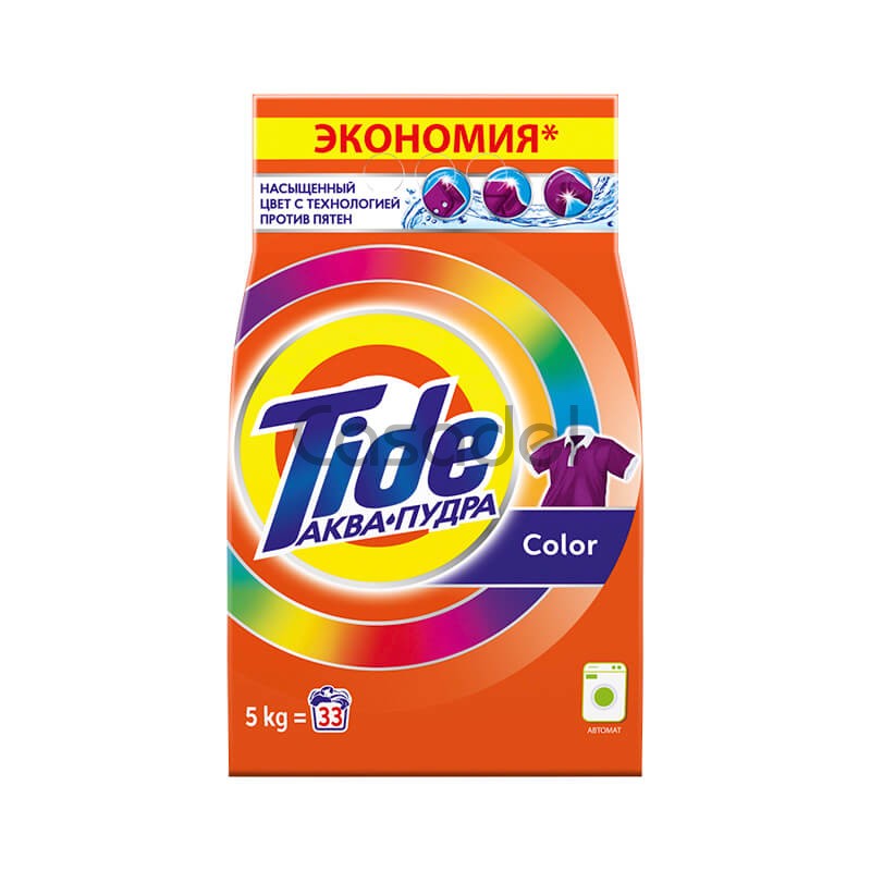 Լվացքի փոշի «Tide» գունավոր հագուստի 5000գ