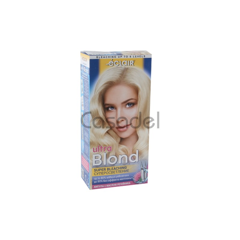 Մազի գունաբացող ներկ «Eclair» Ultra Blond