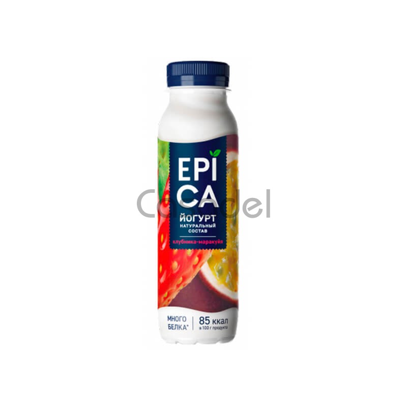 Յոգուրտ ըմպելի Epica 260գր ելակ և մարակույա