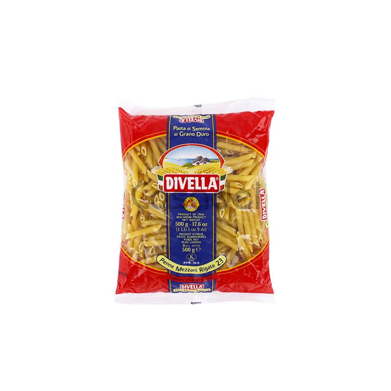 Մակարոն «Divella Penne Mezzani Rigate № 23» 500գ