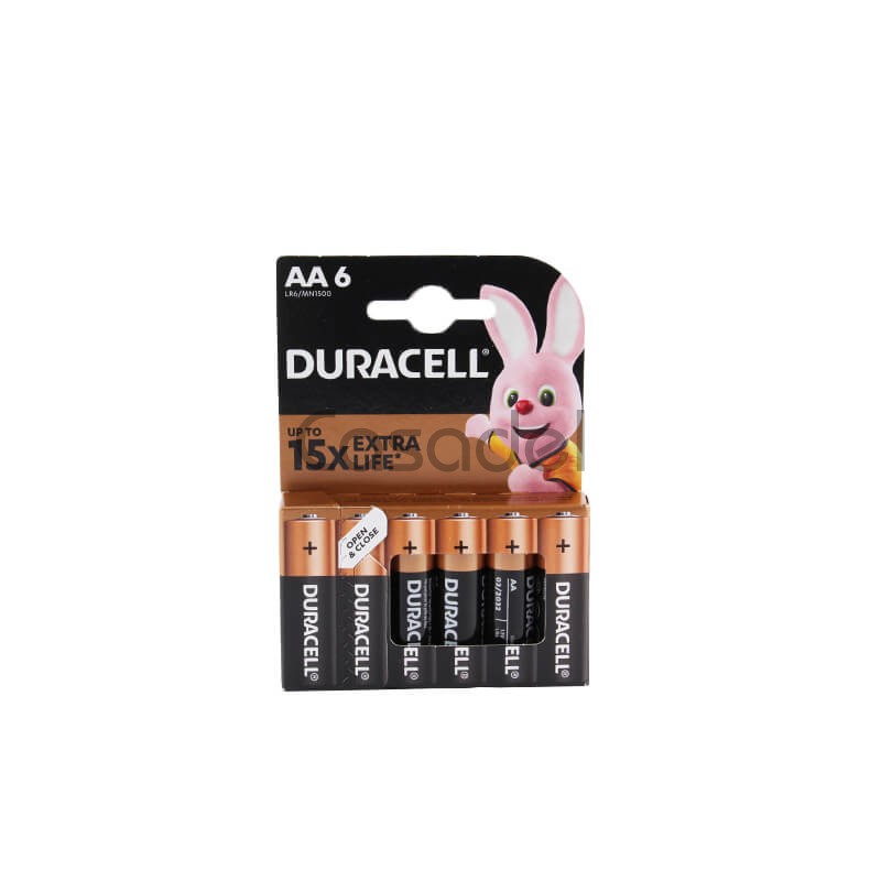 Ալկալային մարտկոցներ «Duracell» AA / 1.5V / 6 հատ