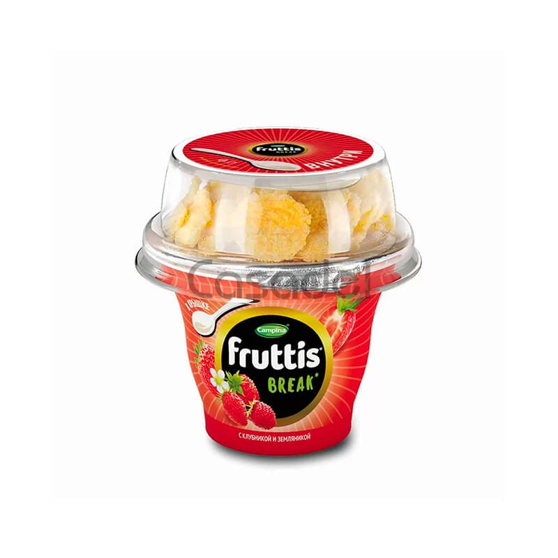 Յոգուրտ Fruttis համեղ ընդմիջում 175գր Ելակ և մորի