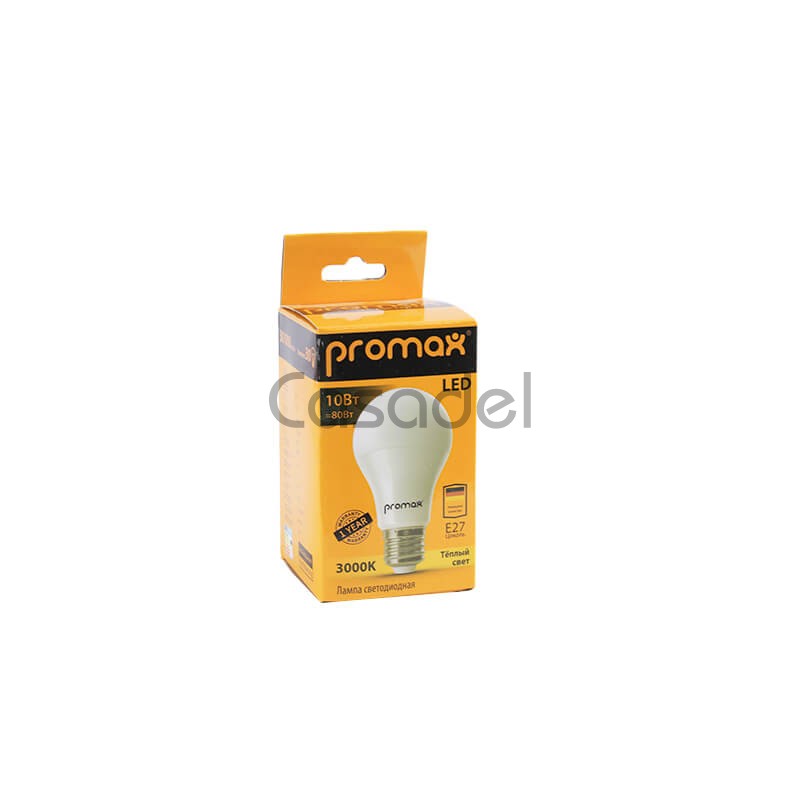Լուսադիոդային լամպ «Promox» LED / 3000K / 10W