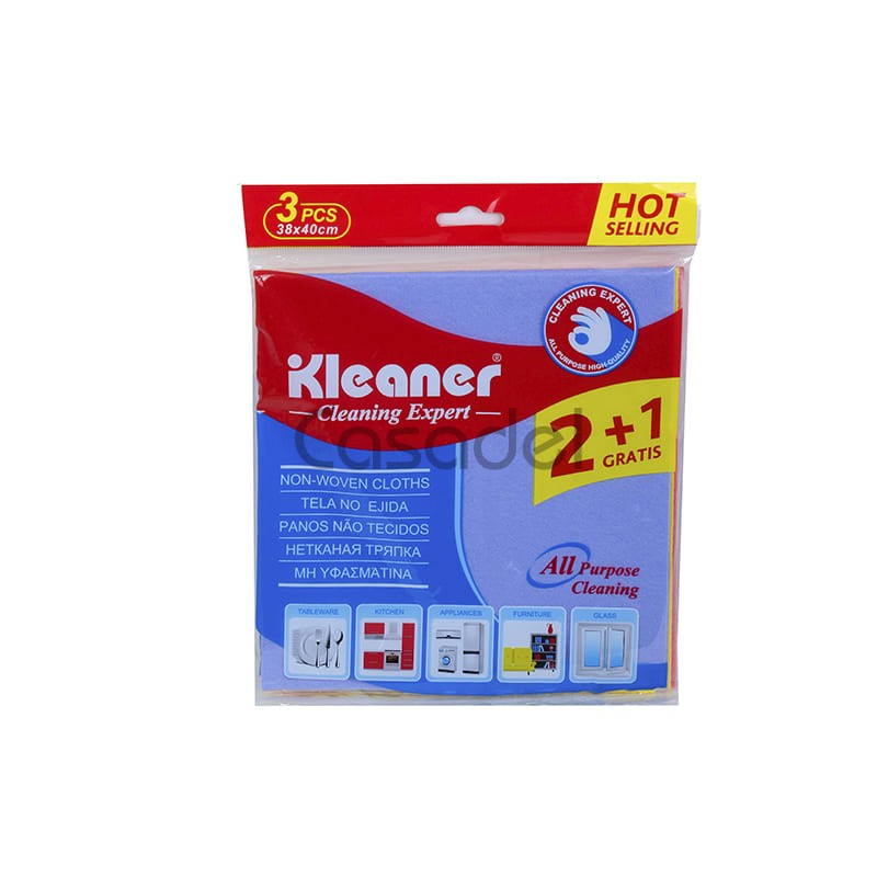 Բազմաֆունկցիոնալ մաքրող շոր «Kleaner» 38x40սմ / 3 հատ