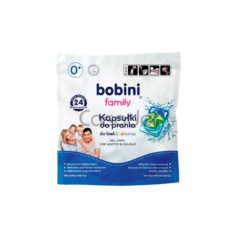 Մանկական լվացքի պարկուճներ «Bobini» ունիվերսալ /24 հատ
