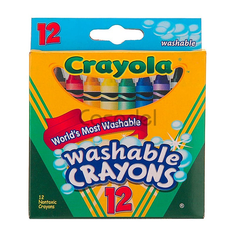 Մոմամատիտներ լվացվող «Crayola» / 12 գույն