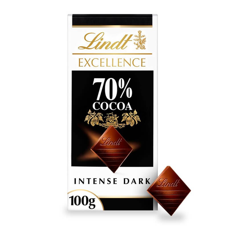 Շոկոլադե սալիկ Lindt 100գ 70%
