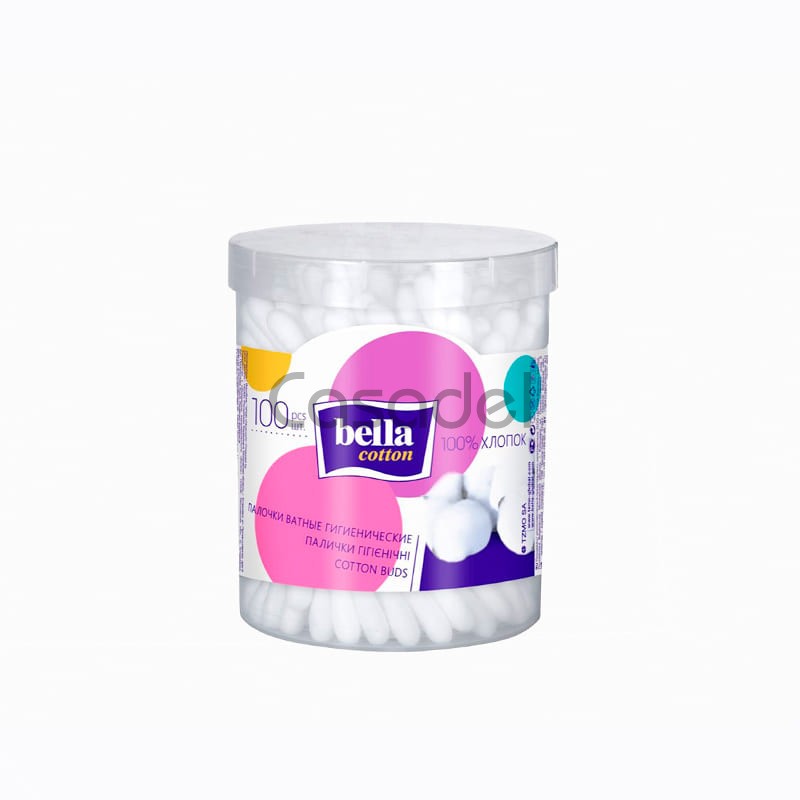 Բամբակյա փայտիկներ «Bella» 100 հատ