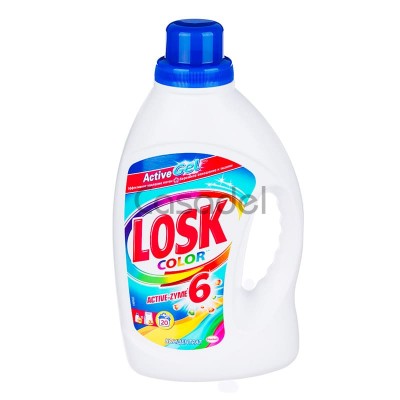 Լվացքի գել գունավոր հագուստի համար «Losk» 1300մլ