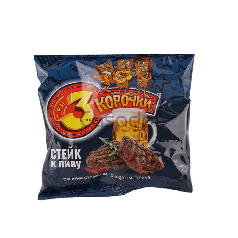 Չորահաց 3 Կոռոչկի սթեյք գարեջրով 80գր