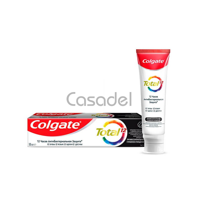 Ատամի մածուկ Colgate 100մլ Total 12 ածուխ