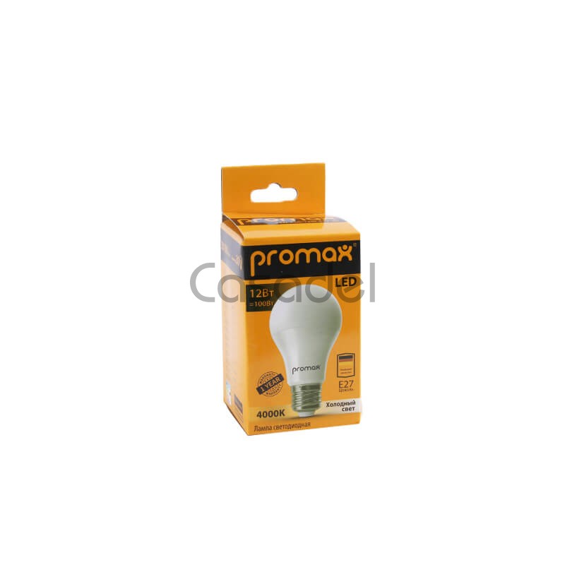 Լուսադիոդային լամպ «Promox» LED / 4000K / 12W