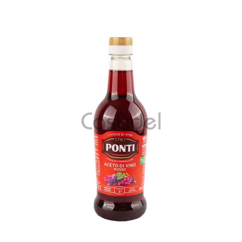 Քացախ Պոնտի Խաղողի 6% 0.5լ Կարմիր