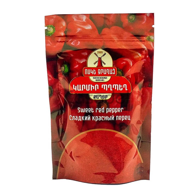 Կարմիր աղացած պղպեղ Ոսկե Ջրաղաց 20գ քաղցր
