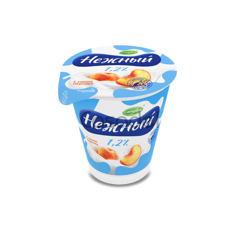 Յոգուրտ Նեժնիյ 320գ Դեղձ