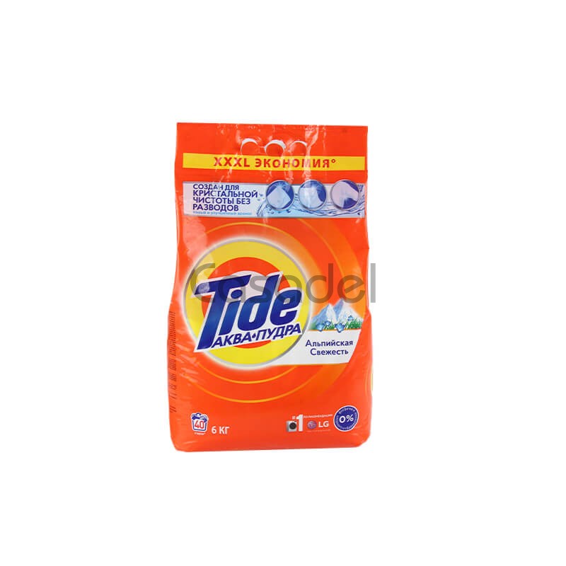 Լվացքի փոշի «Tide» սպիտակ և բաց գույների հագուստի 6000գ