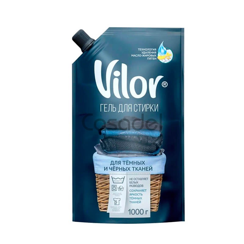 Լվացքի գել «Vilor» սև և մուգ հագուստի 1000մլ