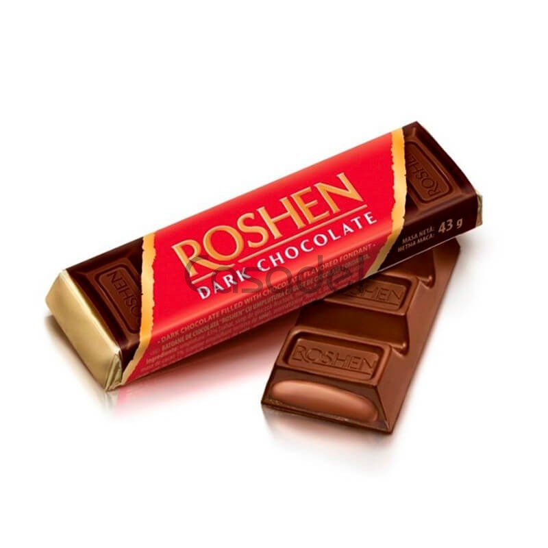 Շոկոլադե բատոն Roshen դառ շոկոլադ 40գ