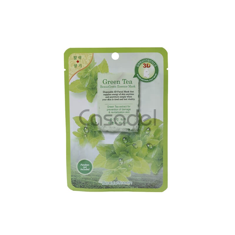 Դեմքի դիմակ «BeauuGreen» Green Tea