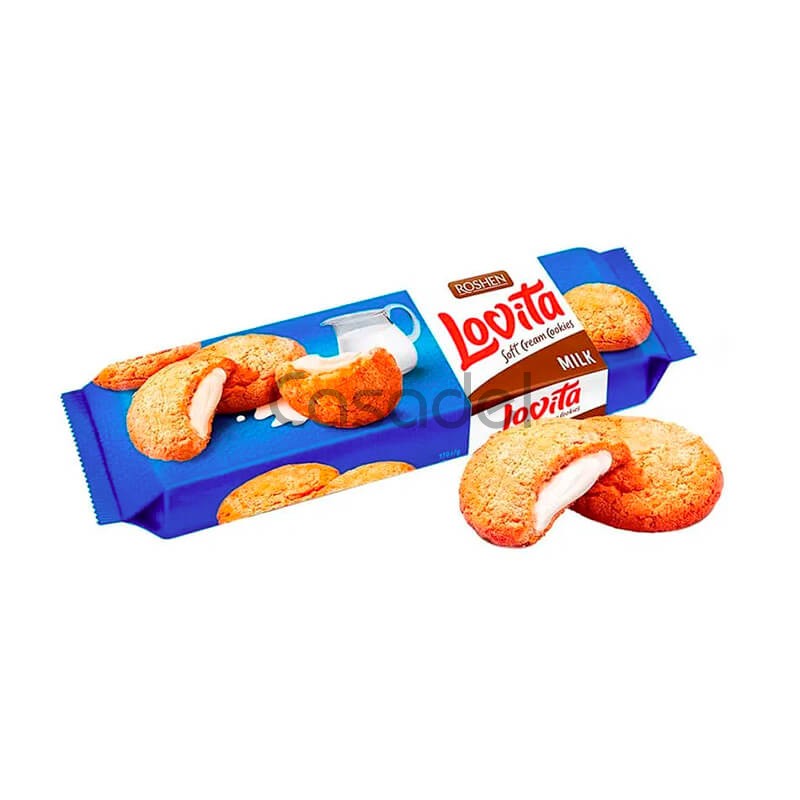 Թխվածքաբլիթ Roshen Lovita 127գ կաթնային