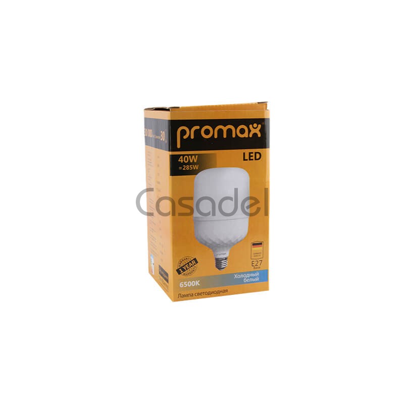 Լուսադիոդային լամպ «Promox» LED / 6500K / 40W