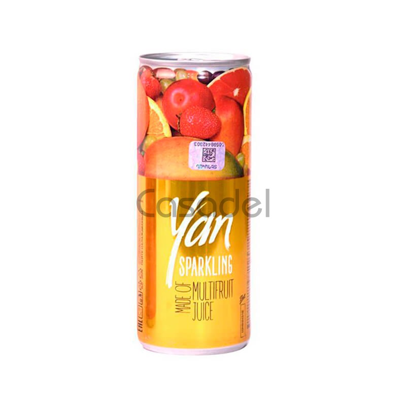 Հյութ գազավորված Յան 0.25լ մուլտիֆրուկտ