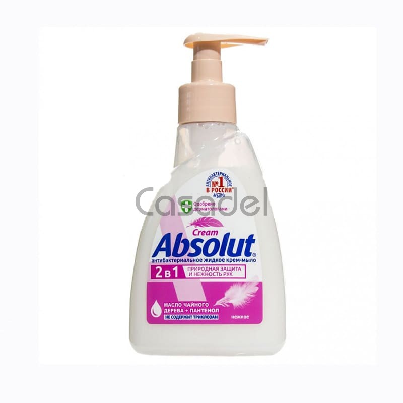 Հեղուկ կրեմ-օճառ հակաբակտերիալ «Absolut» Cream 250 մլ