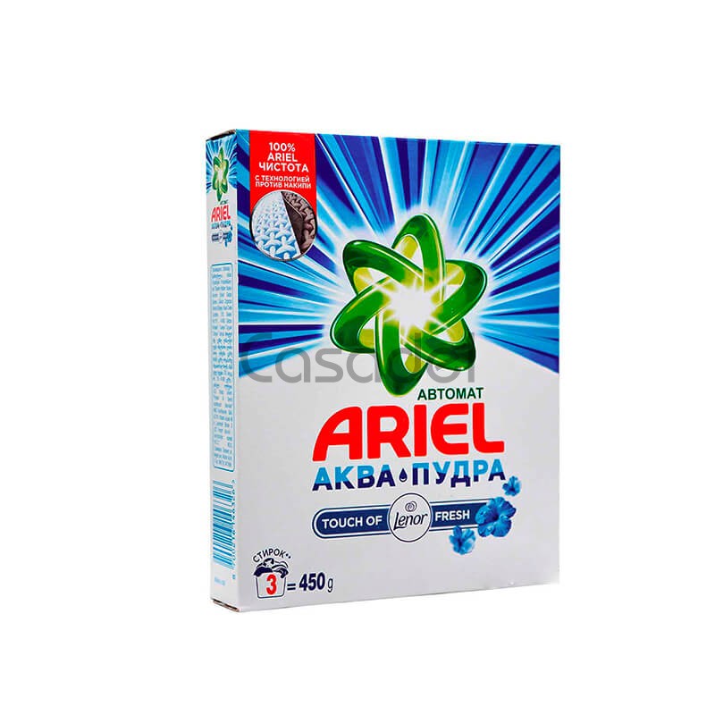 Լվացքի փոշի «Ariel» lenor սպիտակ հագուստի 450գ