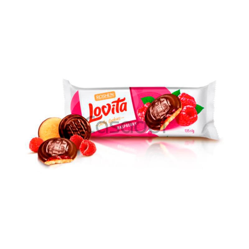 Թխվածքաբլիթ Roshen Lovita 135գ բալ