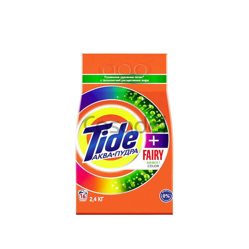 Լվացքի փոշի «Tide» fairy effect գունավոր հագուստի 2400գ