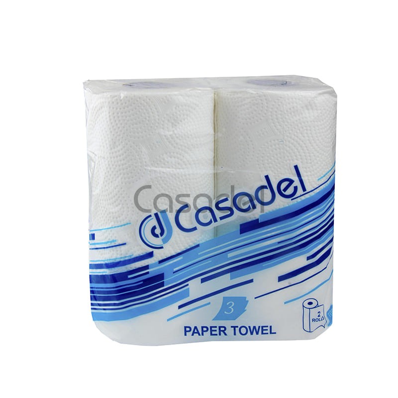 Խոհանոցային թղթե եռաշերտ սրբիչ «Casadel» 150 թերթ /240X150 մմ