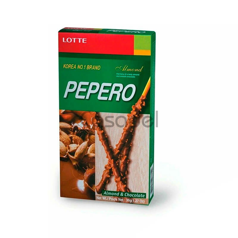 Քաղցր ձողիկներ Pepero նուշ 36գր