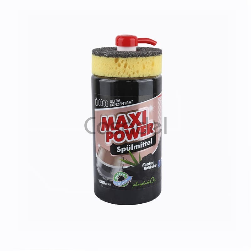 Սպասք լվանալու հեղուկ+սպունգ «Maxi Power» 1000մլ
