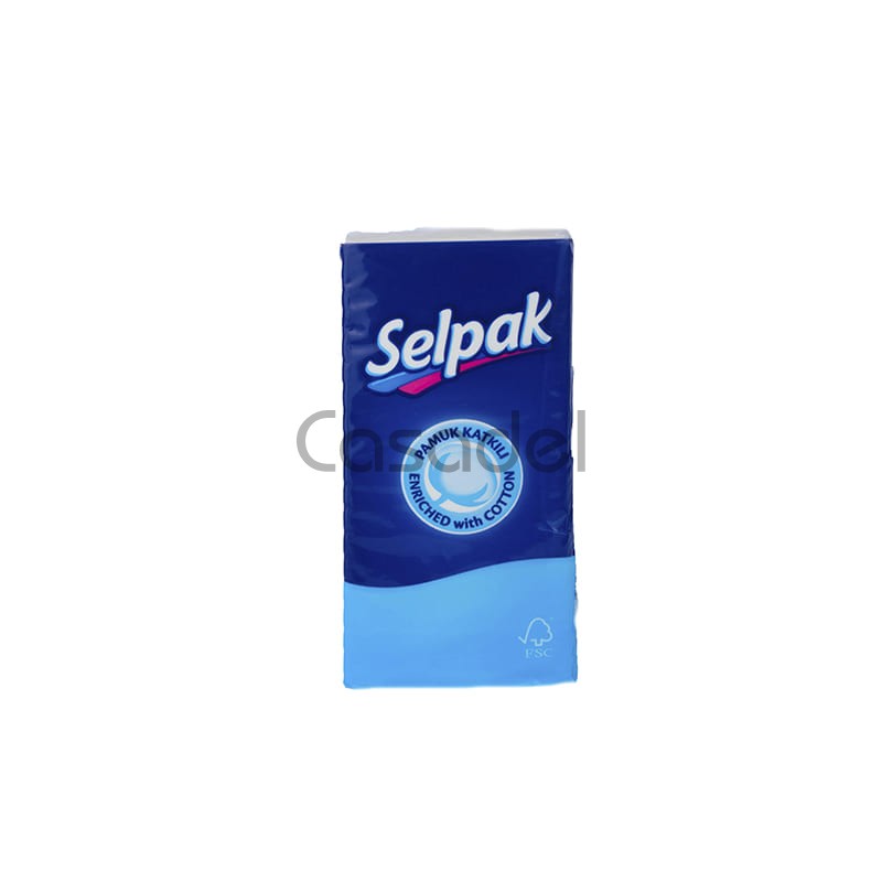 Անձեռոցիկներ քառաշերտ «Selpak» Super Soft10 հատ / 21.5x21.5սմ
