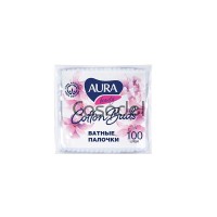 Բամբակյա փայտիկներ «Aura» 100 հատ
