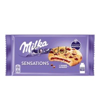 Թխվածքաբլիթ Milka sensations 156գր մուգ շոկոլադով