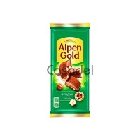 Շոկոլադե սալիկ Alpen Gold 80գ Պնդուկ