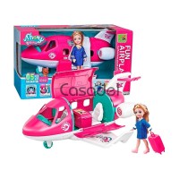 Խաղալիք ինքնաթիռ տիկնիկով Fun Airplane