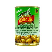 Ձիթապտուղ կանաչ Coopoliva առանց կորիզ 300գ